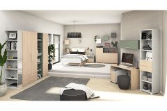 cocoon by rb 305 von Röhr-Bush - Regal-Set 4-teilig Eiche sand Nachbildung