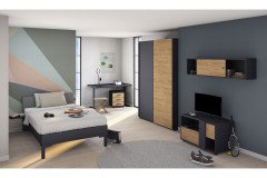 qunit by rb 366 von Röhr-Bush - Jugendzimmer-Set weiß - Riptype