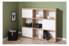 Fionn von Paidi - Jugendzimmer weiß Eiche bordeaux Nachbildung