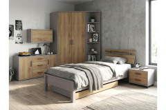 Achat von Priess - Querbett Liegefläche 120x200 cm Astkernbuche - weiß