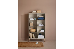 Jonte von Paidi - Nachtkonsole cashmere-beige - Stripy-Light-Oak