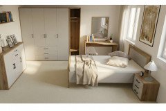 Achat Komfort von Priess - Drehkleiderschrank in Artisan Eiche Nachbildung