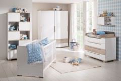 Carlo von Paidi - Wandregal weiß - Fichte vintage