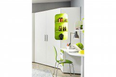 max-i von Rudolf - Kleiderschrank-Kombination creme grau türkis