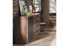 Jacky von Forte - Bett 120x200 cm mit Kopfteilpolster