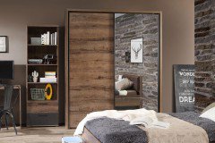 Jacky von Forte - Bett 120x200 cm mit Kopfteilpolster