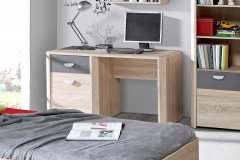 Yoop von Forte - 140er Jugendbett mit Kopfteilpolster