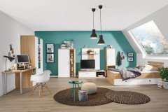 Achat von Priess - Querbett Liegefläche 120x200 cm Astkernbuche - weiß