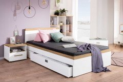 Oscar von Paidi - Jugendliege kreideweiß - Eiche Nebraska