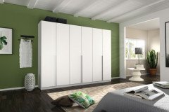 Alabama von Rauch Orange - Kleiderschrank weiß Hochglanz