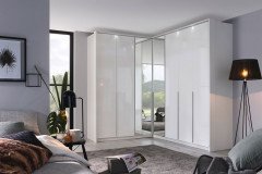 Alabama von Rauch Orange - Kleiderschrank weiß Hochglanz