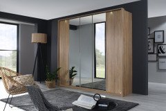 Alabama von Rauch Orange - Kleiderschrank weiß Hochglanz