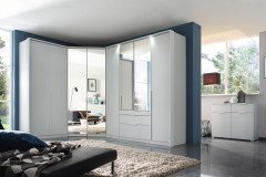 Alabama von Rauch Orange - Kleiderschrank weiß Hochglanz