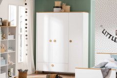 Lotte & Fynn Steiff by PAIDI - Jugendliege kreideweiß - Eiche