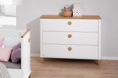 Lotte & Fynn Steiff by PAIDI - Jugendliege kreideweiß - Eiche