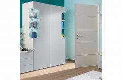 max-i von Rudolf - Kleiderschrank-Kombination creme grau türkis