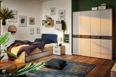 NXTstep von Rudolf - Rollcontainer mit Lenkrollen Artisan Eiche