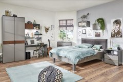 NXTstep von Rudolf - Rollcontainer mit Lenkrollen Artisan Eiche