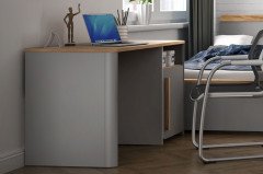 Surfinio von Forte - Jugendzimmer-Set hellgrau - Catania Eiche