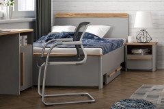 Surfinio von Forte - Jugendzimmer-Set hellgrau - Catania Eiche