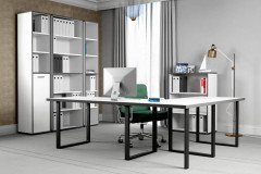 Keflavik von Forte - Bücherregal schmal mit 6 Fächern