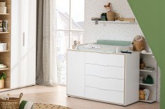 Lieven von Paidi - Kinderzimmer-Einrichtung kreideweiß - Eiche Montana