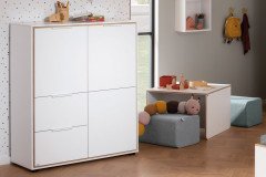 Lieven von Paidi - Kinderzimmer-Einrichtung kreideweiß - Eiche Montana