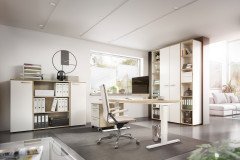 NEWwork von Rudolf - moderner Rollcontainer weiß - hellgrau