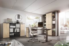 NEWwork von Rudolf - moderner Rollcontainer weiß - hellgrau