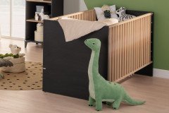 Tomke von Paidi - Jugendzimmer Eiche bordeaux - Naturschwarz