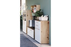 Boston-sleeping von Priess - Jugendzimmer-Wohnwand Artisan-weiß