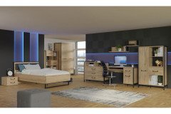 Oriental Tree von Forte - 2-teiliges Jugendzimmer im Industrie-Stil