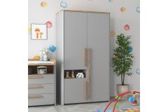 Surfinio von Forte - Jugendzimmer-Set hellgrau - Catania Eiche