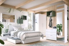 cocoon by rb 305 von Röhr-Bush - Regal-Set 4-teilig Eiche sand Nachbildung