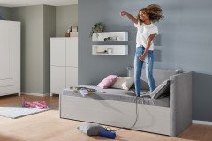 Flynn von Paidi - Universalliege mit Ausziehfunktion - kreideweiß