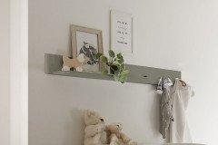 Oli-LE23 von Mäusbacher - Babyzimmer-Kombischrank grün matt lackiert