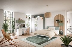 cocoon by rb 305 von Röhr-Bush - Regal-Set 4-teilig Eiche sand Nachbildung