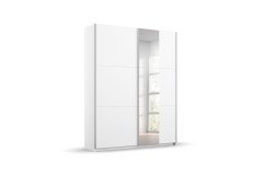 Slide-sleeping von Rauch Blue - Schrank Eiche - dunkelgrau - Spiegel