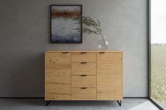 Kommode Typ 06 von JUTZLER - Schubladenkommode weiß - Glas bianco matt