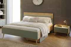 Whenua von Forte - Jugendzimmer-Set Mauvella-Oak - salbei-grün