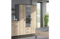 Boston-sleeping von Priess - Jugendzimmer-Wohnwand Artisan-weiß