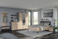 Boston-sleeping von Priess - Jugendzimmer-Wohnwand Artisan-weiß