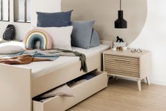 Eefje von Paidi - Kommode schmal cashmere-beige - Groovy-Oak