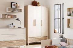 Eefje von Paidi - Kommode Buddy schmal cashmere-beige - Groovy-Oak