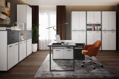 Keflavik von Forte - Bücherregal schmal mit 6 Fächern