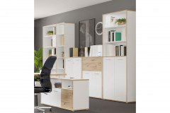 Keflavik von Forte - Bücherregal schmal mit 6 Fächern