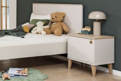 Mila & Ben Steiff by PAIDI - Bett 90x200 cm cashmere-beige - Scandinavian Wood