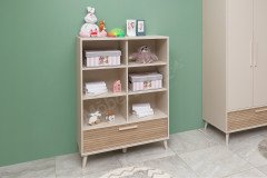 Eefje von Paidi - Kommode Buddy schmal cashmere-beige - Groovy-Oak