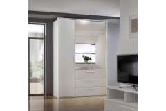 Nice4Home-F von Rauch Orange - Einzelbett weiß - dunkelgrau