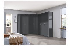 Case von Rauch Blue - Kleiderschrank weiß mit Inneneinteilung